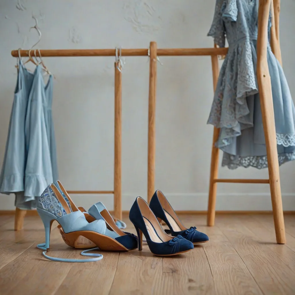 Jakie buty do niebieskiej sukienki będą idealne?